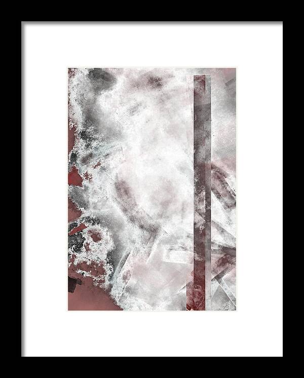 Abstract Framed Print featuring the digital art UnFallen No. 6 by Edward Lee