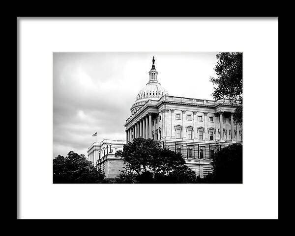 United States Capitol Framed Print featuring the photograph United States Capitol by Karen Cox