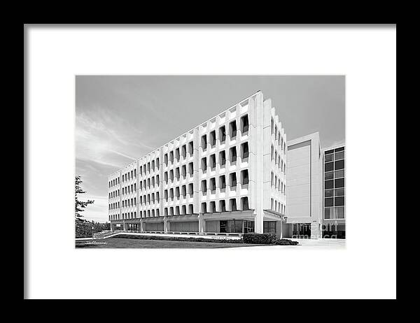 Uc Irvine Framed Print featuring the photograph University of California Irvine Rowland Hall by University Icons