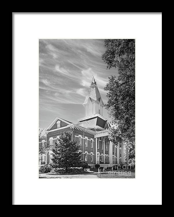 University Of North Georgia Framed Print featuring the photograph University of North Georgia Price Memorial Hall by University Icons