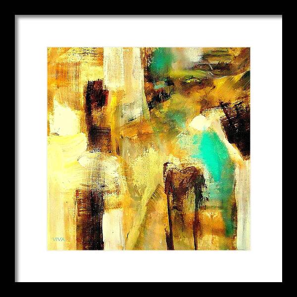 Viva Framed Print featuring the painting Untitled - VIVA Anderson by VIVA Anderson