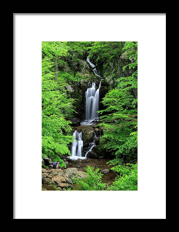 Upper Doyles River Falls Framed Print featuring the photograph Upper Doyles River Falls by Chris Berrier