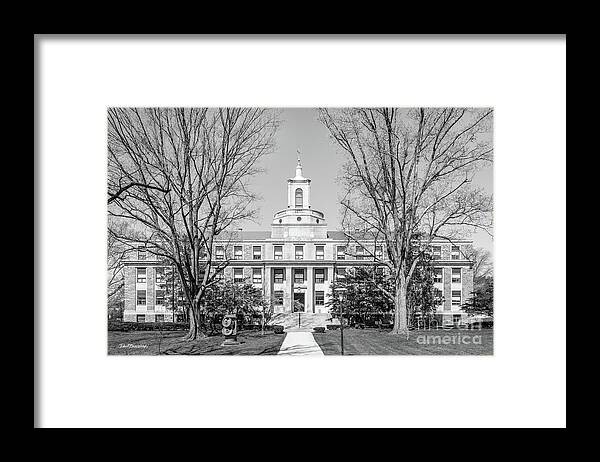 Ursinus College Framed Print featuring the photograph Ursinus College Pfahler Hall by University Icons