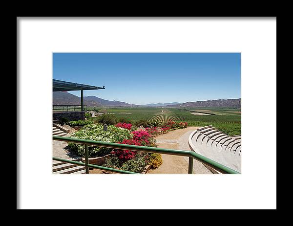 L.a. Cetto Framed Print featuring the photograph Valle Vista by William Scott Koenig