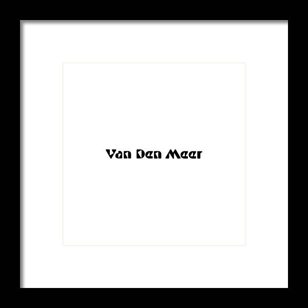 Van Den Meer Framed Print featuring the digital art Van Den Meer by TintoDesigns