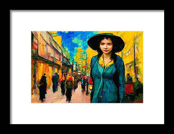 Vincent Van Gogh Framed Print featuring the digital art Van Gogh #10 by Craig Boehman