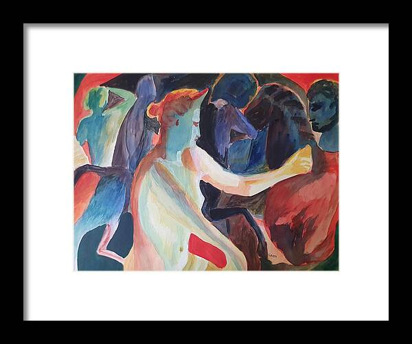 Masterpiece Paintings Framed Print featuring the painting Venus in the Mirror by Enrico Garff