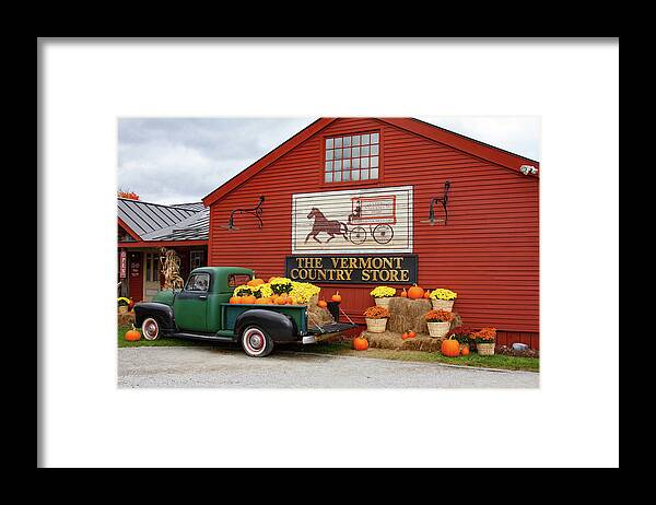 Vermont Country Store Framed Print featuring the photograph Vermont Country Store by Jeff Folger