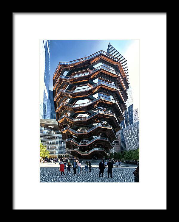 Hudson Yards Framed Print featuring the photograph Vessel by S Paul Sahm