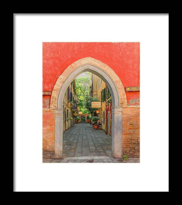 Venice Framed Print featuring the photograph Vibrant Venice by Marcy Wielfaert