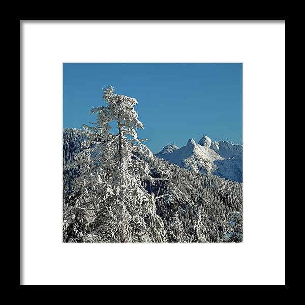 Alex Lyubar Framed Print featuring the photograph View at Lions Peaks by Alex Lyubar