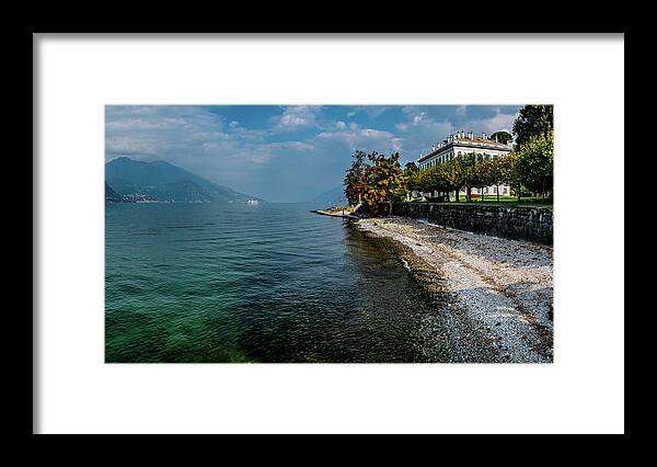 Bellagio Framed Print featuring the photograph Villa Melzi by David Downs