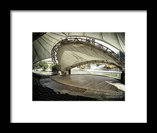 Photography Framed Print featuring the photograph Vintage Amphitheater by Phil Perkins