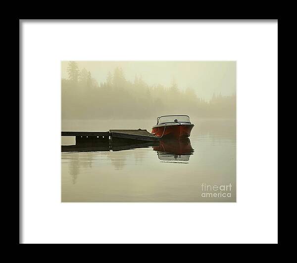 Vintage Boat Framed Print featuring the photograph Vintage Boat by Steve Brown