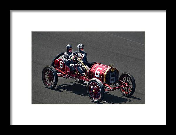 Indiana Framed Print featuring the photograph 1909 E-M-F 30 Indy by Josh Williams