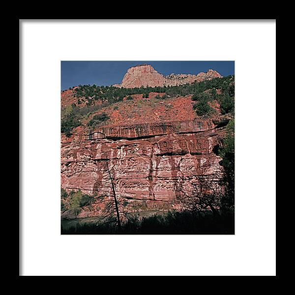 Square Framed Print featuring the photograph Virgin White Wall by Tom Daniel