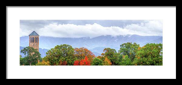Virginia Framed Print featuring the photograph Virginia Mountains Panorama by Mark Andrew Thomas