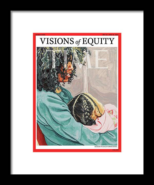 Equity Framed Print featuring the photograph Visions of Equity by Artwork by Jordan Casteel