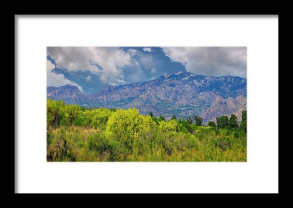 Mark Myhaver Photography Framed Print featuring the photograph Vista del Valle 24810 by Mark Myhaver