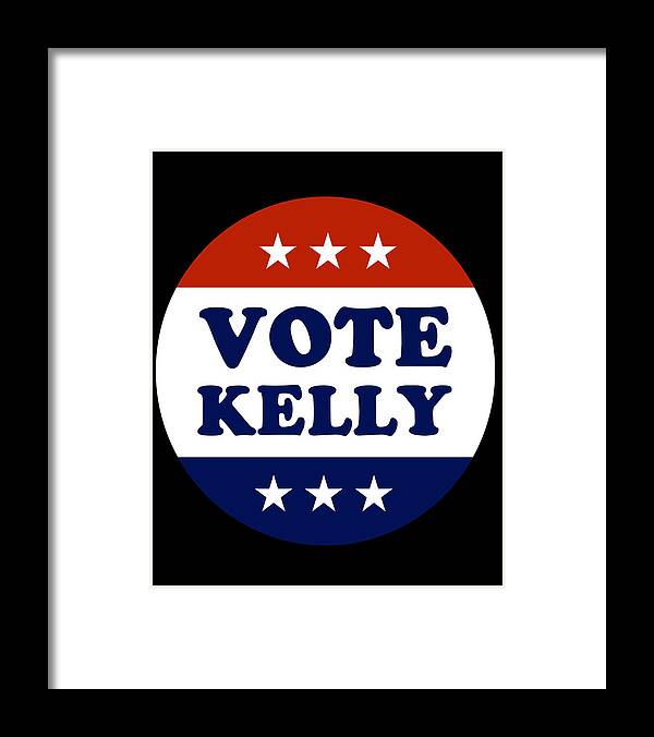 Arizona Framed Print featuring the digital art Vote Mark Kelly 2020 by Flippin Sweet Gear