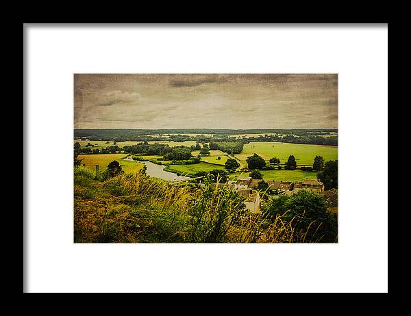 Land Framed Print featuring the photograph Vue sur Chassepierre by Yasmina Baggili