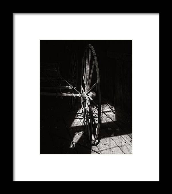 Bodie Framed Print featuring the photograph Wagon Wheel by Joseph Smith