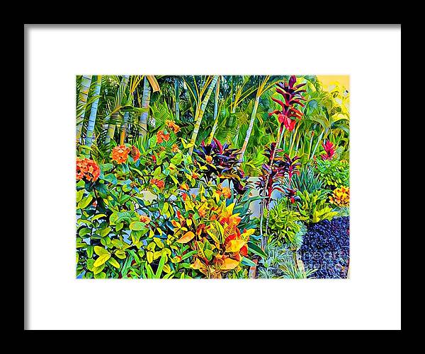  Framed Print featuring the painting Wailea by Leo and Marilyn Smith