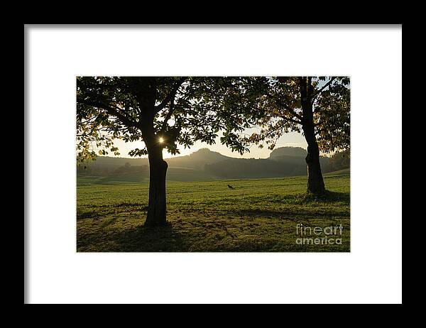 Sunset Framed Print featuring the photograph Waiting for the sunset by Adriana Mueller