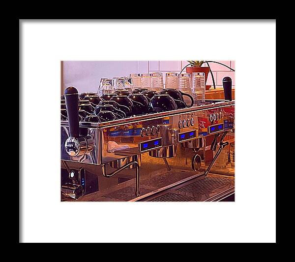 Coffee Framed Print featuring the photograph Wake Up 1 by Lee Darnell