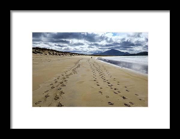 Donegal Framed Print featuring the photograph Walking Back to Happiness - Donegal by John Soffe