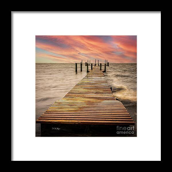 Seas Framed Print featuring the photograph Walkway In The Sea by DB Hayes