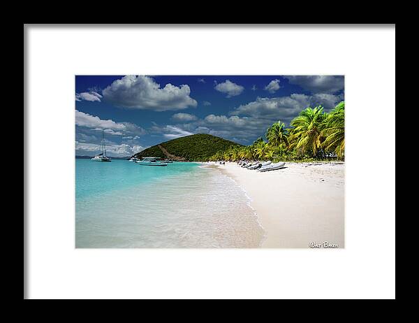 Bvi Framed Print featuring the photograph Washed Ashore at Jost van Dyke by Walt Baker