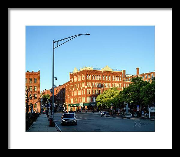 Haverhill Framed Print featuring the photograph Washington Square #7941 by Dan Beauvais