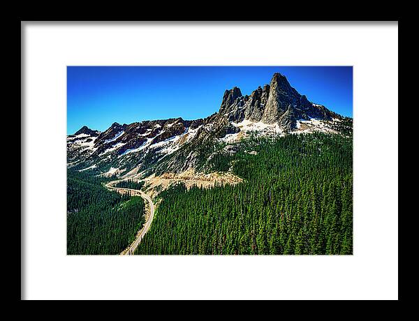 © 2021 Lou Novick All Rights Reversed Framed Print featuring the photograph Washintgon Pass by Lou Novick