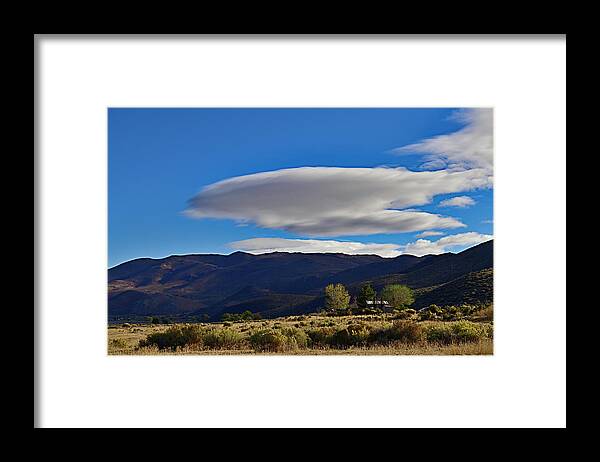Washoe Lake Framed Print featuring the photograph Washoe Lake State Park - Carson City, Nevada by Amazing Action Photo Video