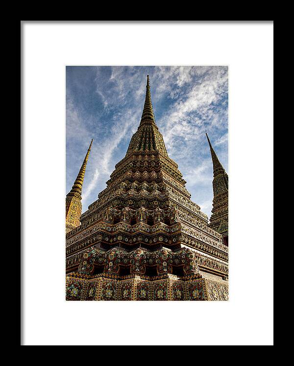 Wat Framed Print featuring the photograph Like A Prayer - Wat Pho. Bangkok, Thailand by Earth And Spirit