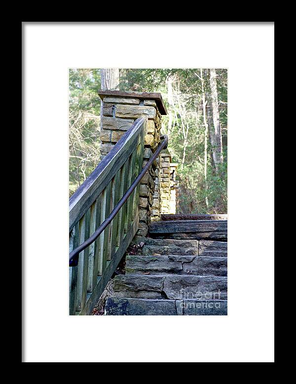 Cumberland Falls Framed Print featuring the photograph Watch Your Step 2 by Phil Perkins