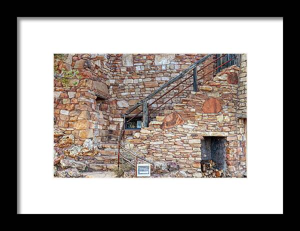 Canyon Framed Print featuring the photograph Watchtower Entrance Sign by Paul Freidlund