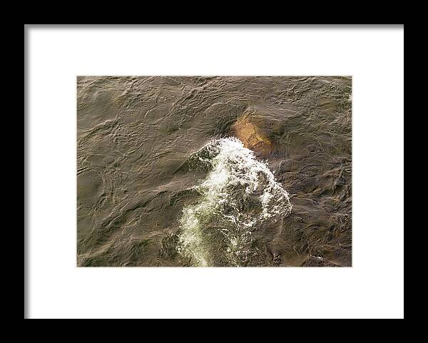 Landscapes Framed Print featuring the photograph Waterscapes - Delaware River - Clean Water Photography 4 by Amelia Pearn