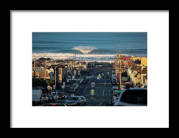  Framed Print featuring the photograph Wave by Louis Raphael
