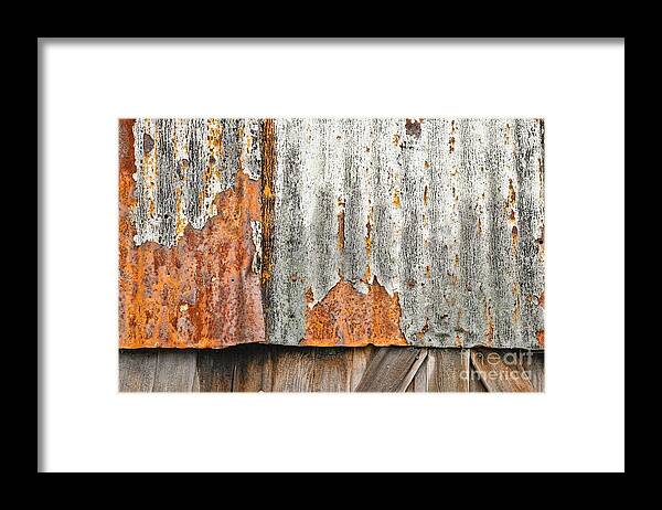 Calamus Framed Print featuring the photograph Waves of Progress Rust Away by Marilyn Cornwell