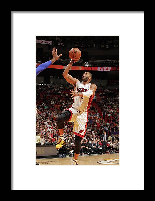Nba Pro Basketball Framed Print featuring the photograph Wayne Ellington by Oscar Baldizon