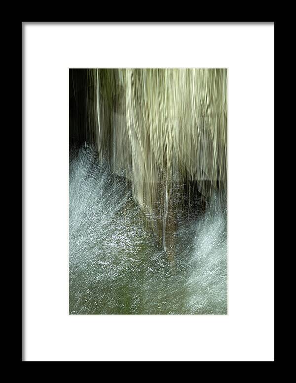 Water Framed Print featuring the photograph Weeds And Water by Deborah Hughes