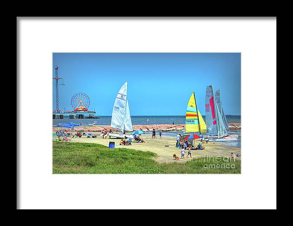 Sunny Framed Print featuring the photograph Weekend Fun by Diana Mary Sharpton