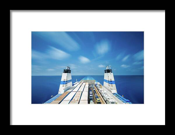 Aboard Framed Print featuring the photograph Welcome on board by Mirko Chessari