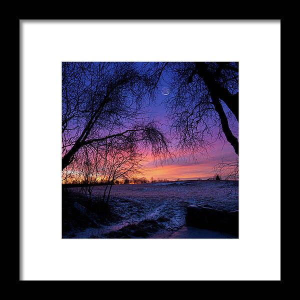 Square Framed Print featuring the photograph Welcome to Morning by Bill Wakeley