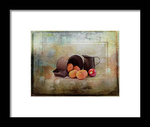 Still Life Framed Print featuring the photograph Welcome To The Neighborhood, Friend by Rene Crystal