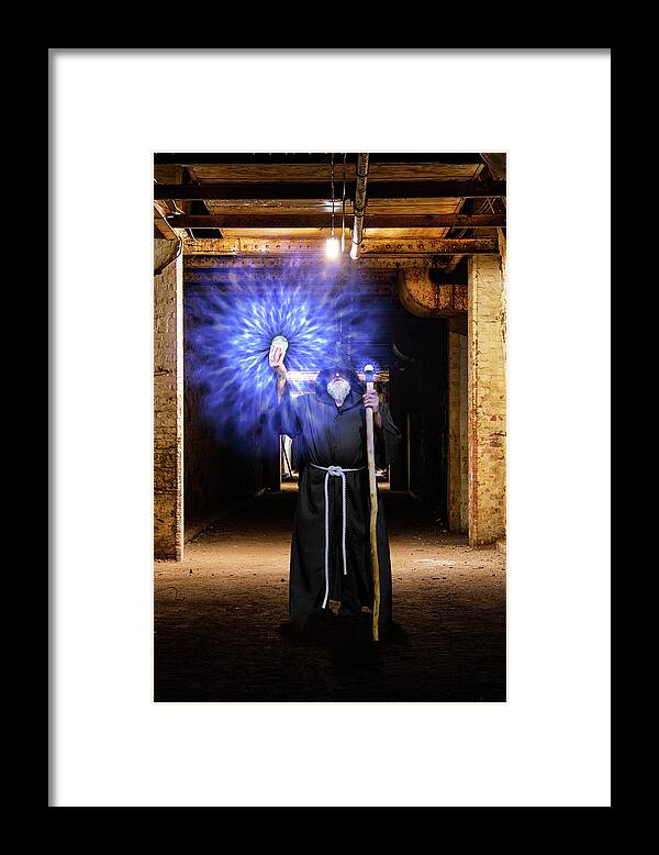 Mage Framed Print featuring the photograph Welcome to the tunnel by Steev Stamford