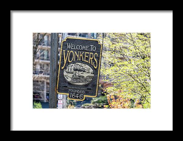 Northwest Framed Print featuring the photograph Welcome to Yonkers by Kevin Suttlehan