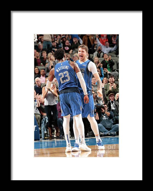 Nba Pro Basketball Framed Print featuring the photograph Wesley Matthews by Glenn James